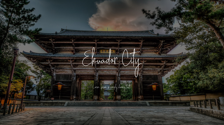 Ekuador City Font
