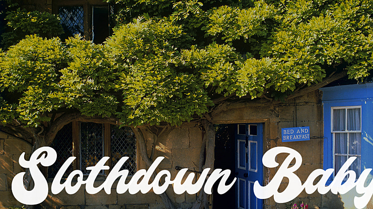Slothdown Baby Font