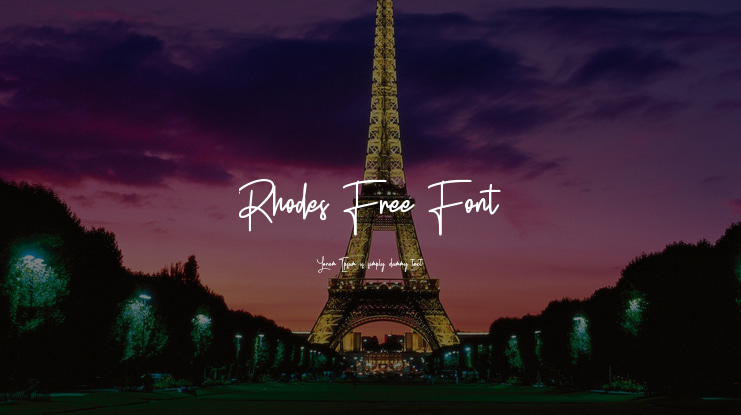 Rhodes Free Font