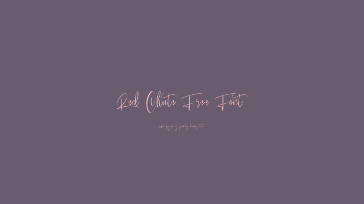 Red Chute Free Font