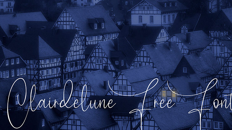 Clairdelune Free Font