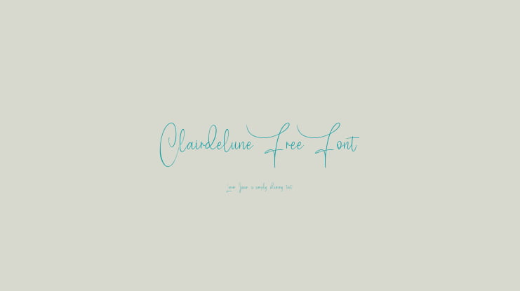 Clairdelune Free Font
