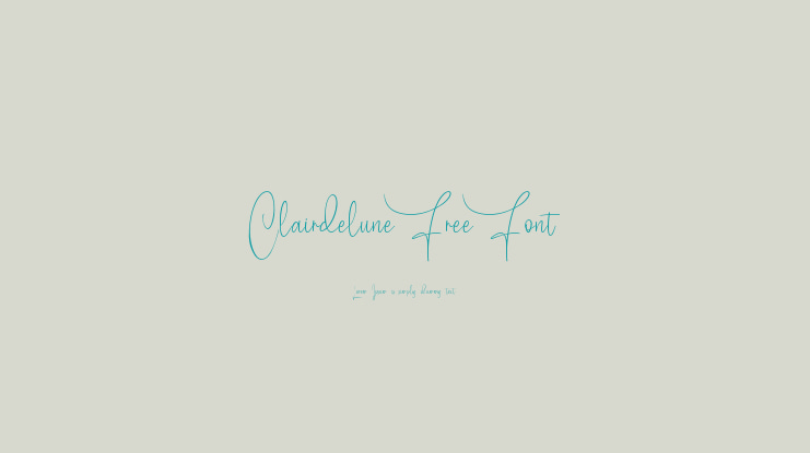 Clairdelune Free Font