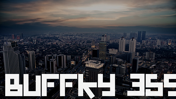 BUFFKY 359 Font
