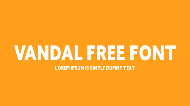 VANDAL Free Font