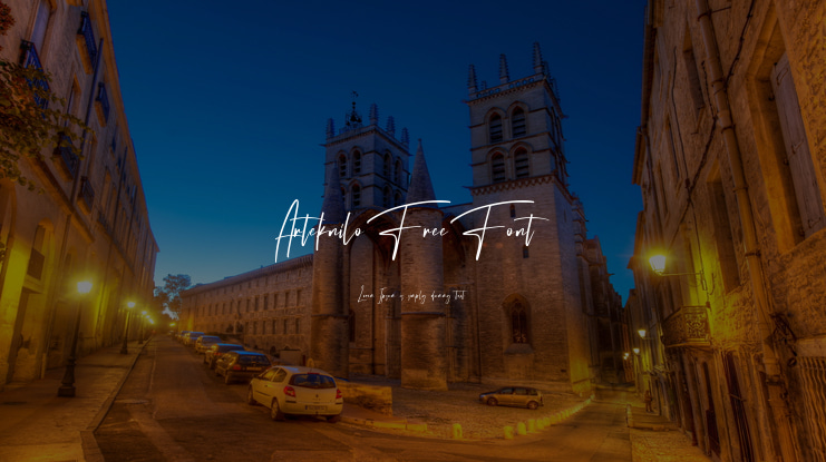 Arteknilo Free Font