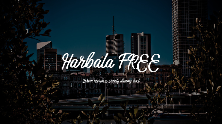 Harbala FREE Font