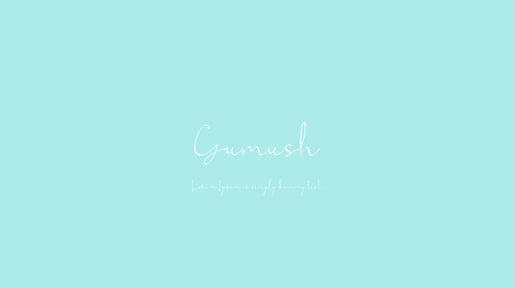 Gumush Font