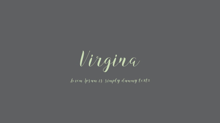 Virgina Font