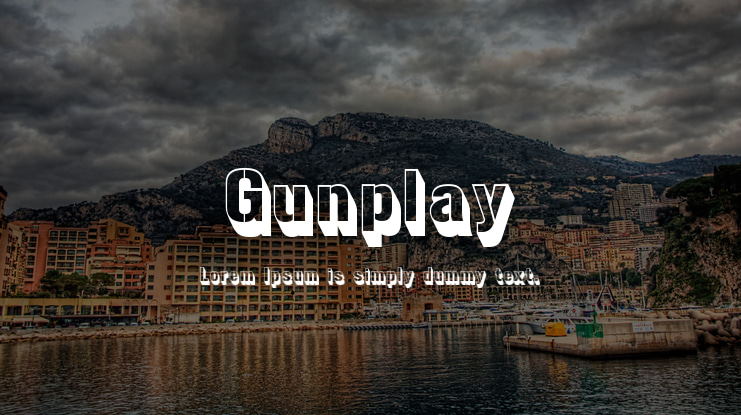 Gunplay Font Family