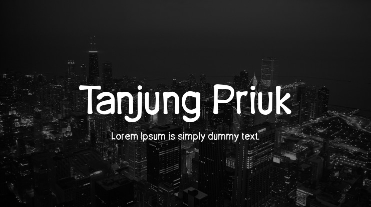 Tanjung Priuk Font