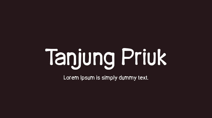Tanjung Priuk Font
