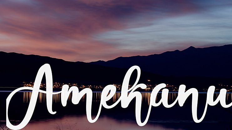 Amekanu Font