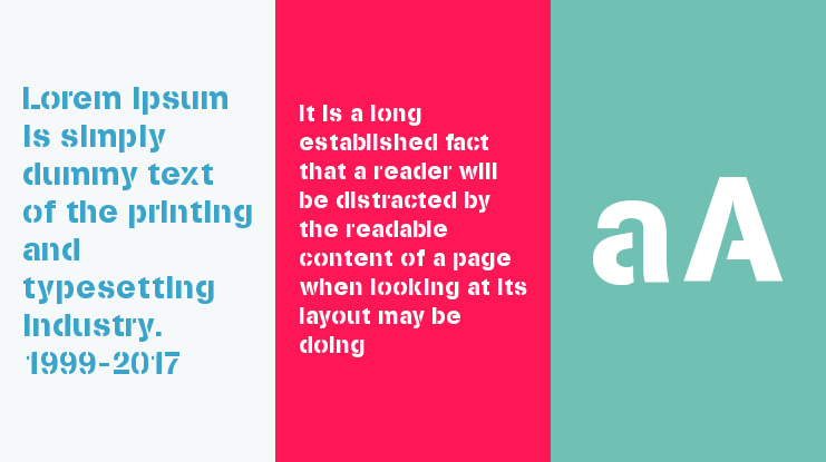 Stencilia Font Family