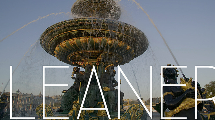 Leaner Font