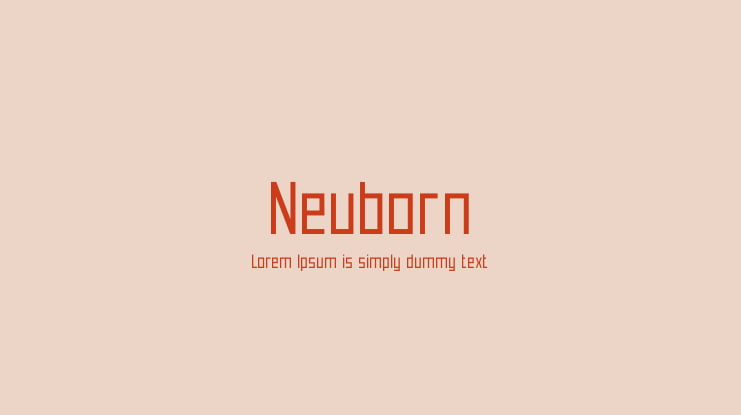 Neuborn Font