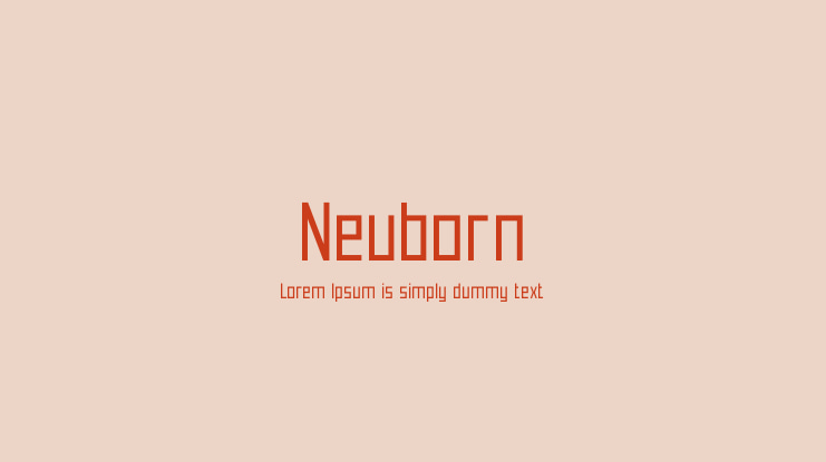Neuborn Font