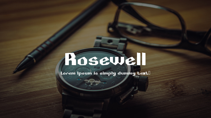 Rosewell Font