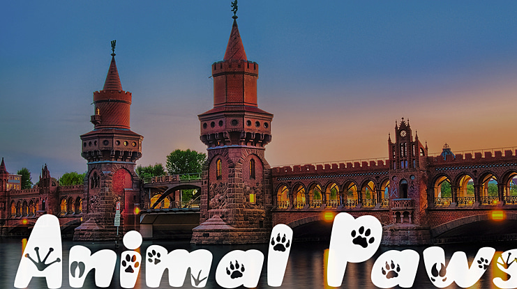 Animal Paws Font