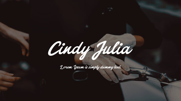 Cindy Julia Font