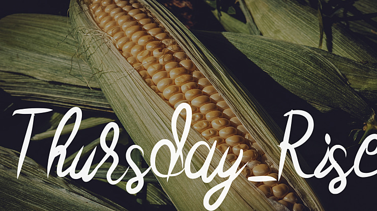 Thursday_Rise Font