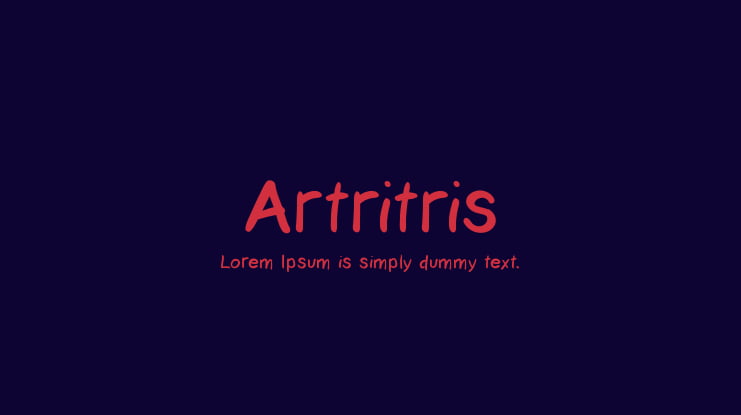 Artritris Font