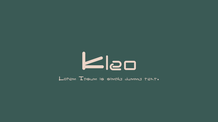 Kleo Font