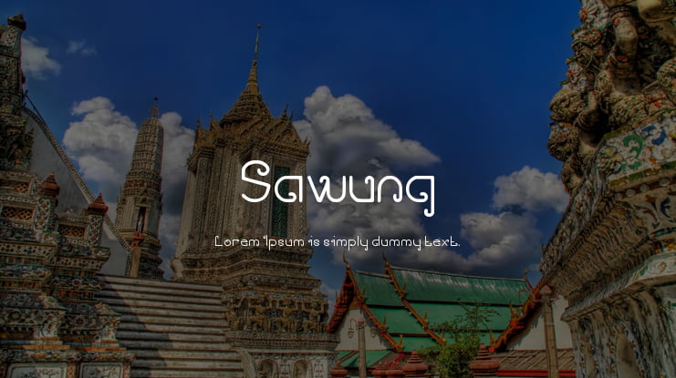 Sawung Font