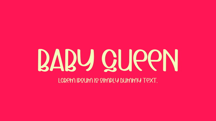 BABY QUEEN Font