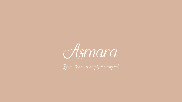 Asmara Font