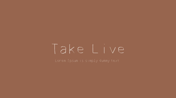 Take Live Font