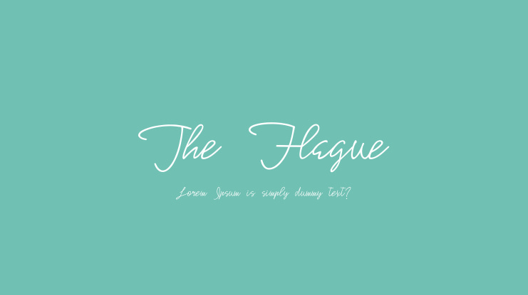 The Hague Font