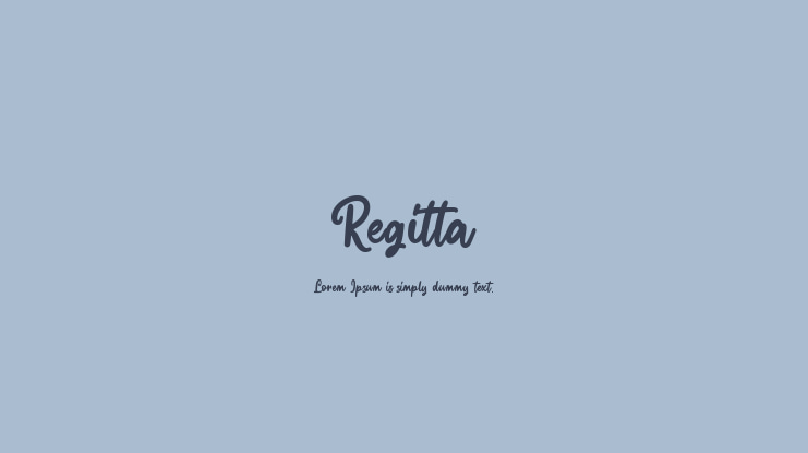 Regitta Font