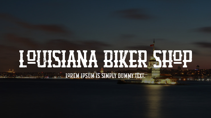 Louisiana Biker Shop Font