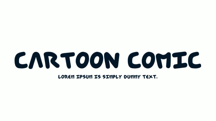 Cartoon Comic Font Family