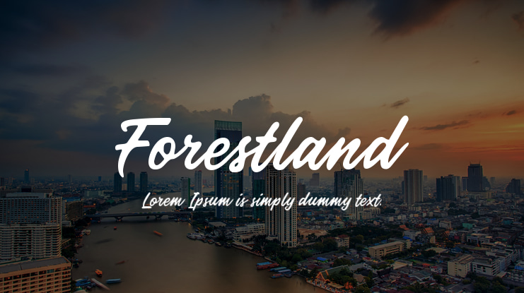 Forestland Font