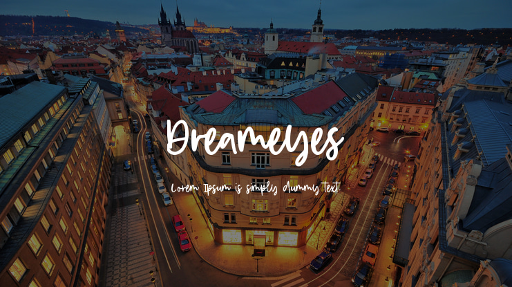 Dreameyes Font