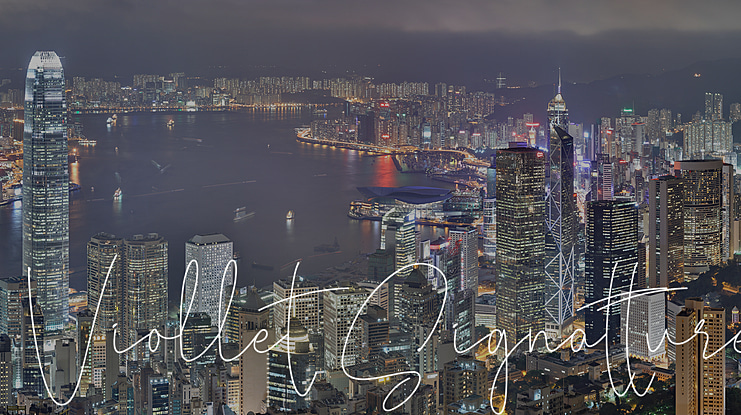 Viollet Signatture Font