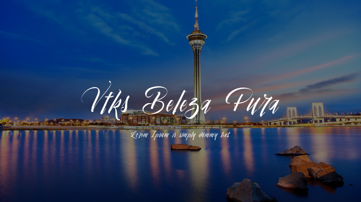 Vtks Beleza Pura Font
