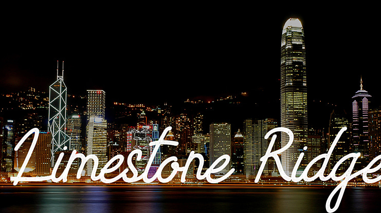 Limestone Ridge Font