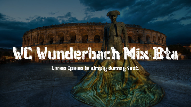 WC Wunderbach Mix Bta Font