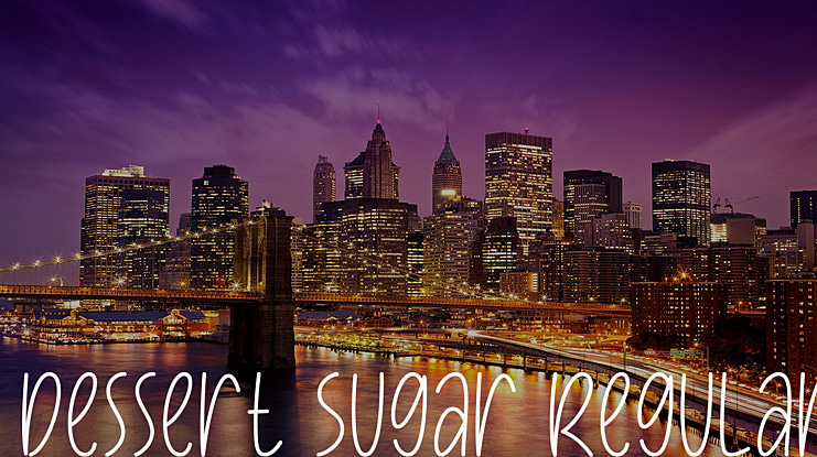 Dessert Sugar Font Family