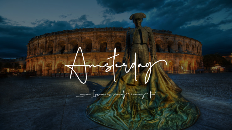 Amsterday Font