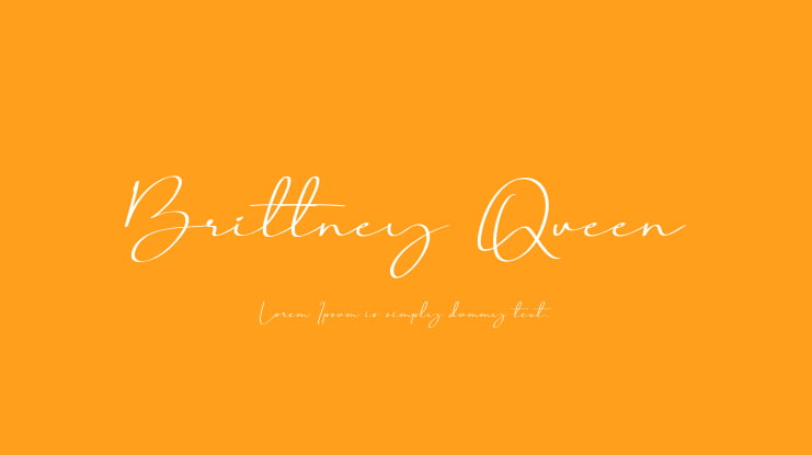 Brittney Queen Font