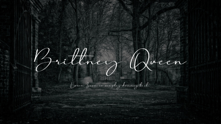 Brittney Queen Font