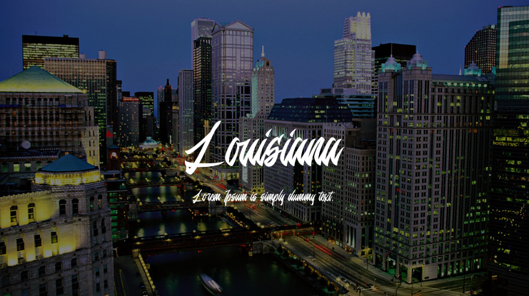 Louisiana Font Family