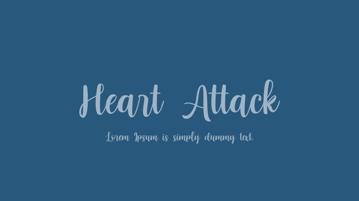 Heart Attack Font