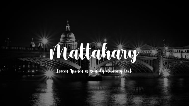 Mattahary Font