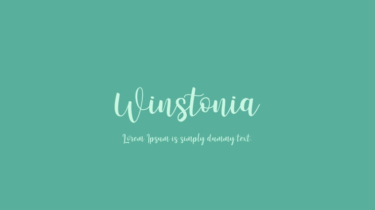Winstonia Font