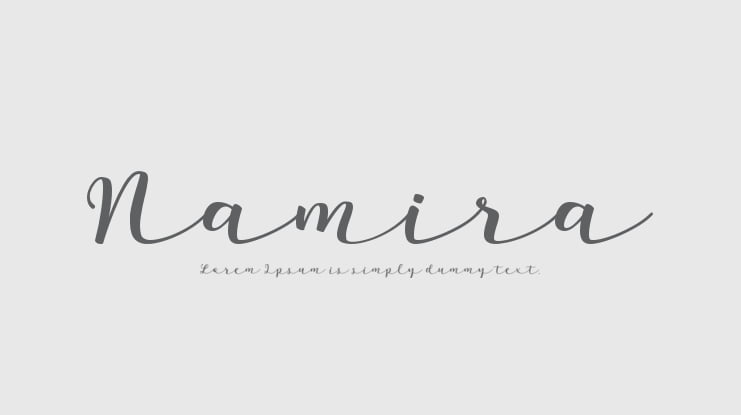 Namira Font